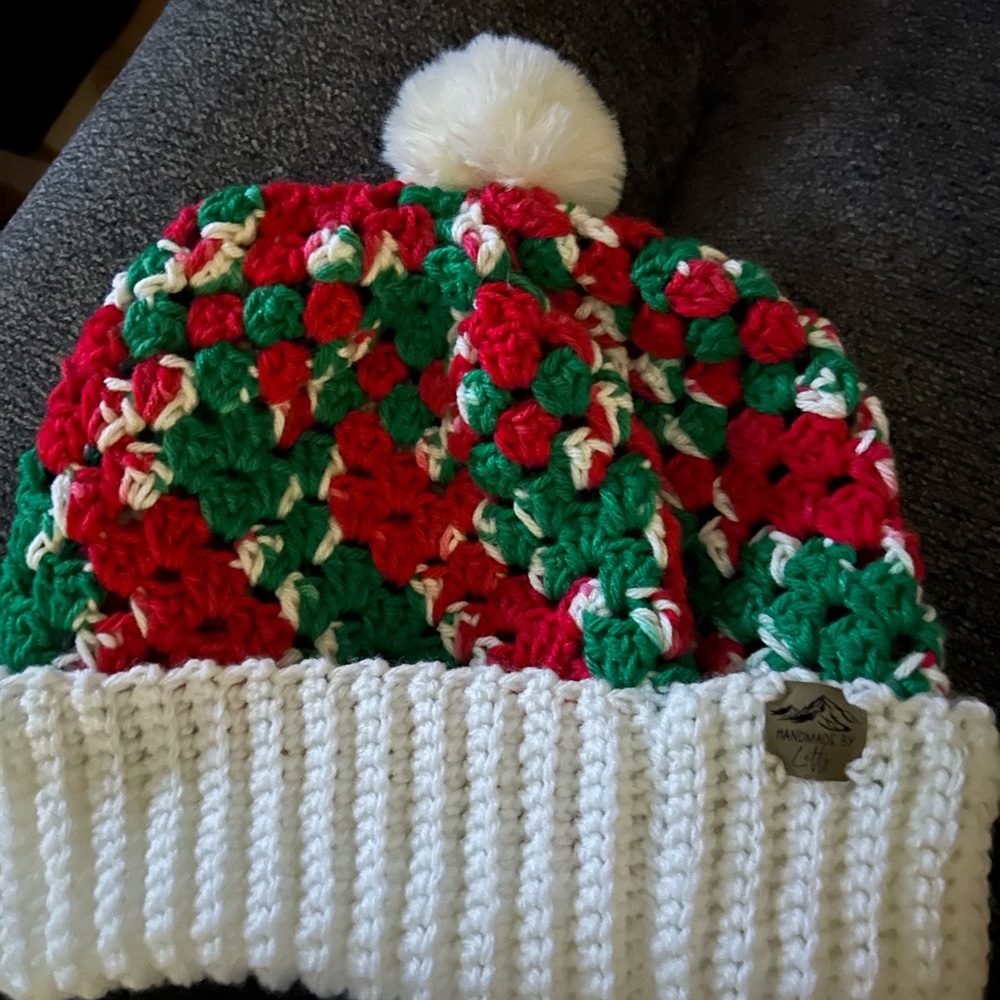 Handmade crochet holiday hat